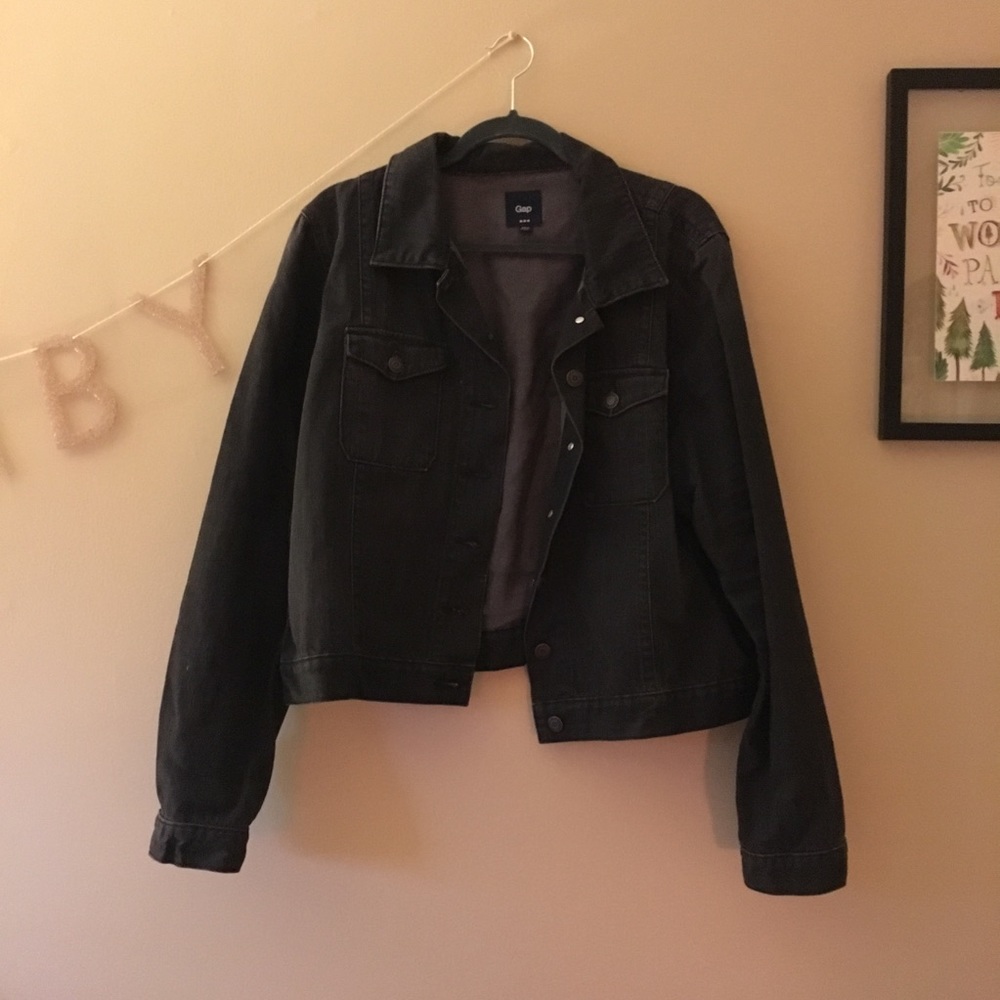 Gap XXL Black Denim Jacket